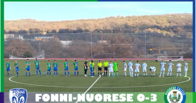 21° di campionato: Fonni-Nuorese 0-3