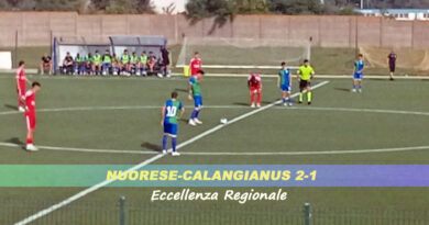 Eccellenza-Regionale: Nuorese-Calangianus 2-1